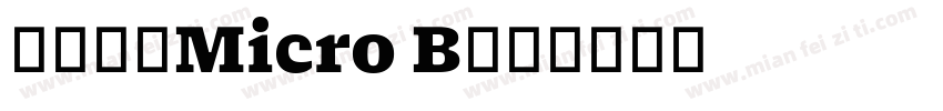 文鼎圆体Micro B字体转换